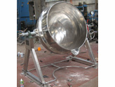 Tilting type stainless steel pot sandwich